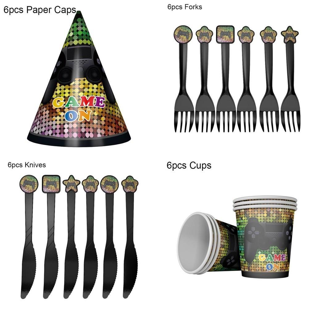 Vibrant Battle Gaming Video Controller Decor For Thrilling Birthday Parties