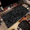 Large XXL Gaming Mousepad Art Black And White Line x x Desk Mat Anime Theme Keyboard Gamer Mouse Pad for Esports