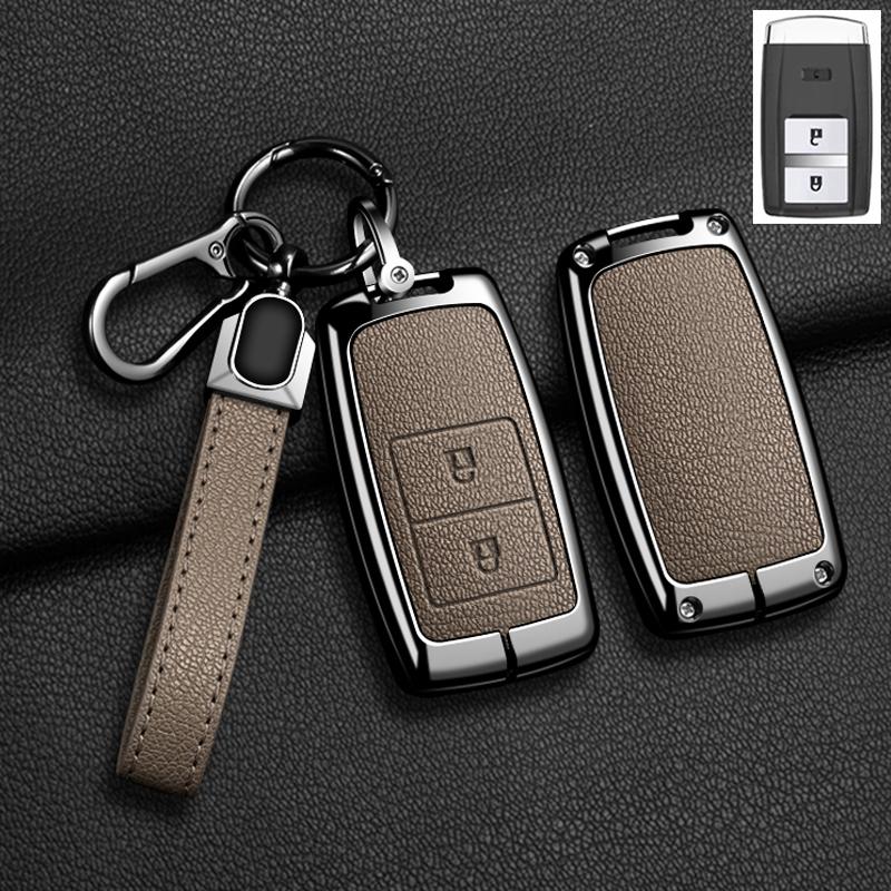 Auto Zinklegierung Leder Schlüssel Fernbedienung Hülle Abdeckung Für Acura RLX MDX CDX TLX-L NSX RDX Schutzhülle Schlüsselanhänger Auto Schlüsselanhänger Zubehör