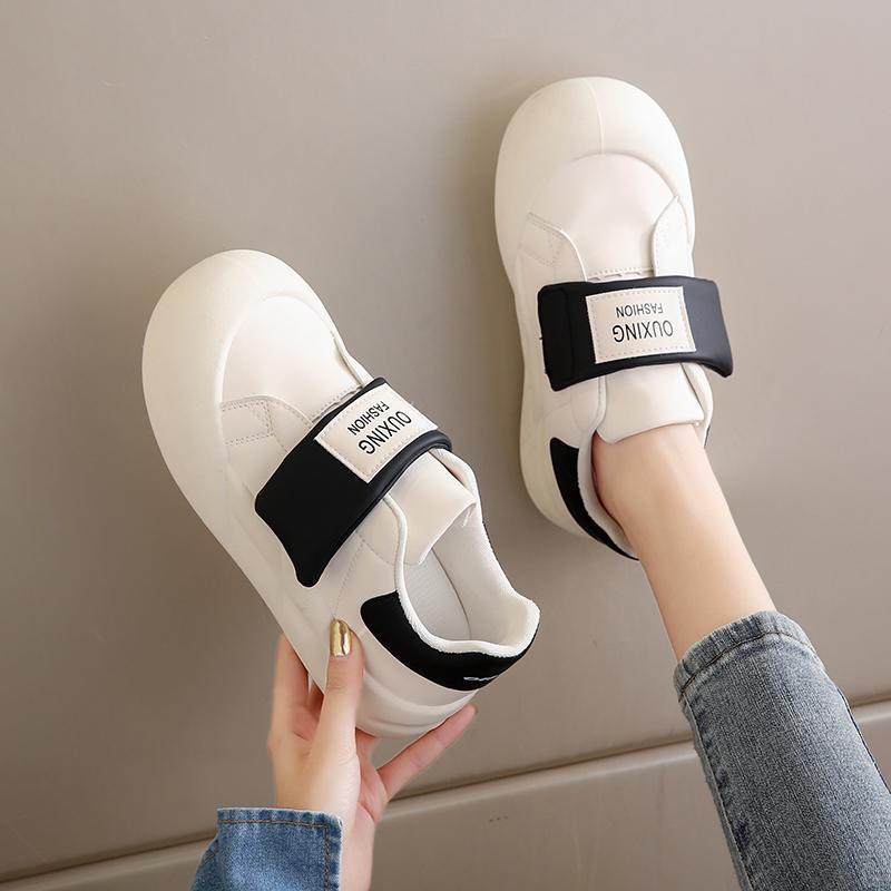 Sneakers Spring and Autumn New Women's Shoes Velcro