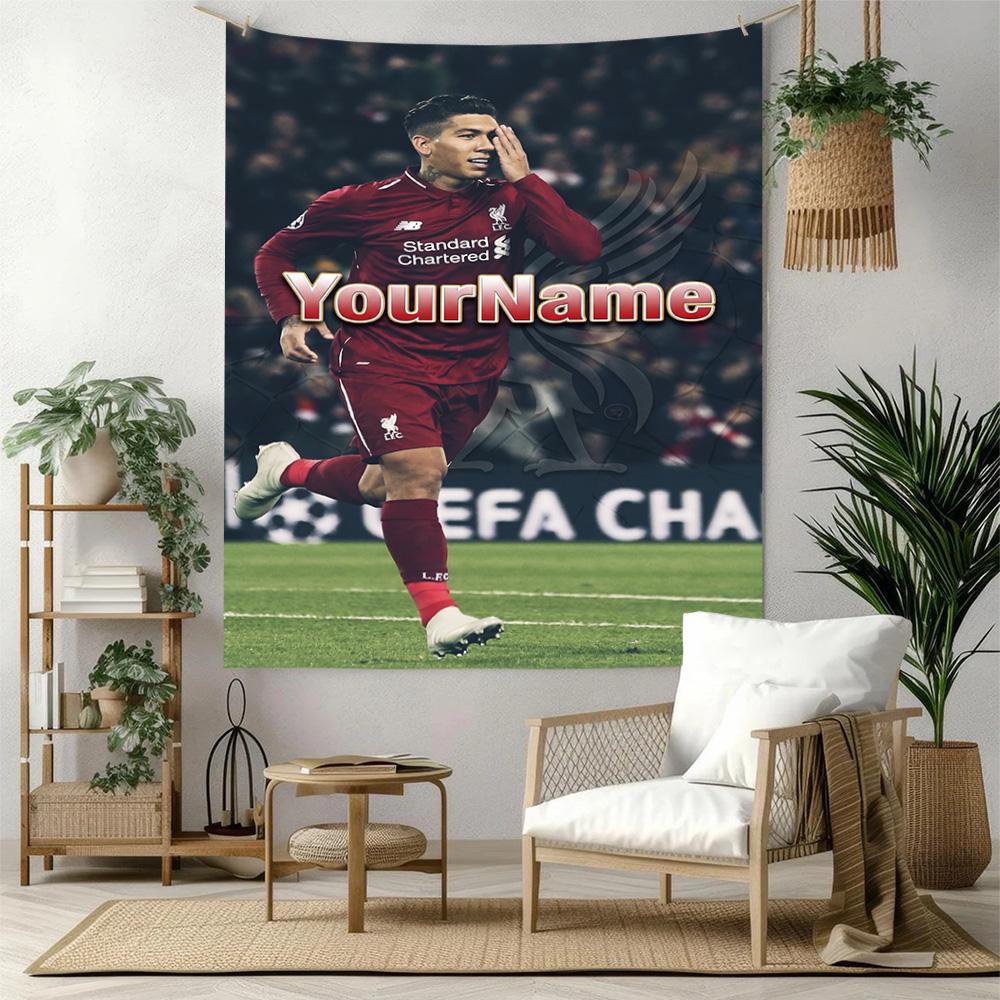 Liverpool Custom Your Name Wall Decor Tapestry Art For Pet Memorial Birthdaywedding Party Backdrop Family Gift