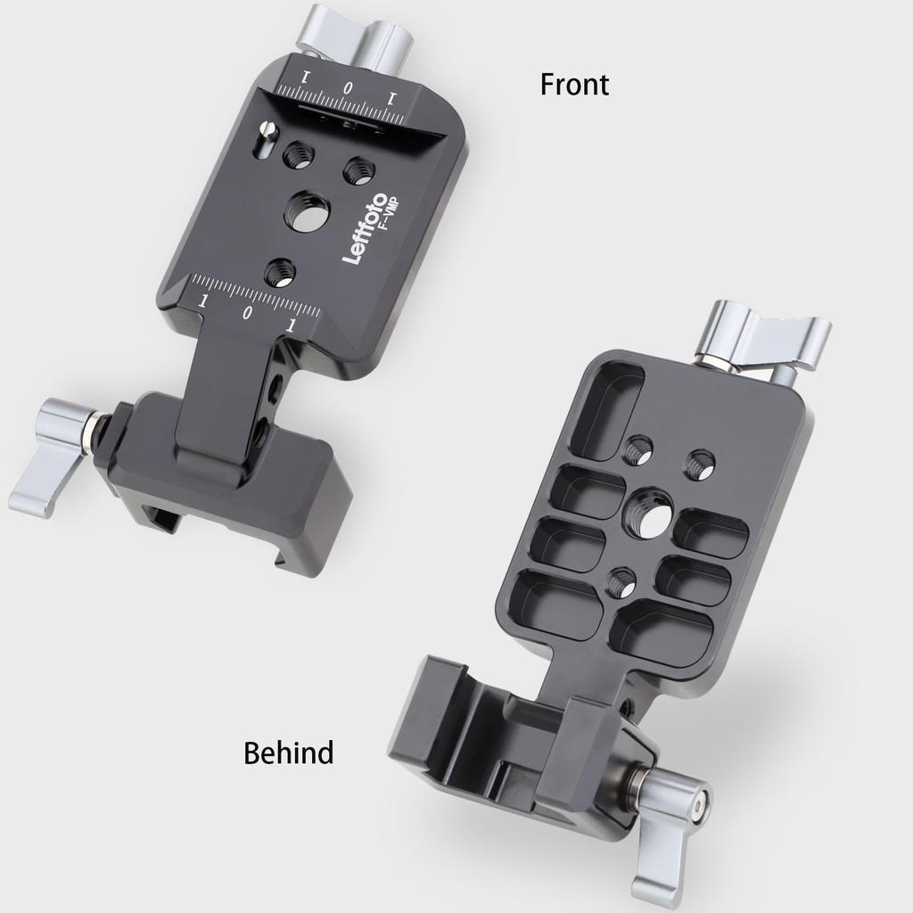 Leftfoto RS3 Vertical Mount Plate for DJI RS 3 Pro 2 Gimbal Stabilizer Aluminum Alloy CNC Quick Release Camera Bracket