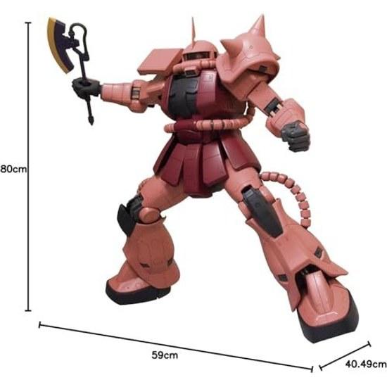 MEGA SIZE MODEL Mobile Suit Gundam MS-06S Char Aznables Zaku II 1 48 Scale Pre-painted Plastic