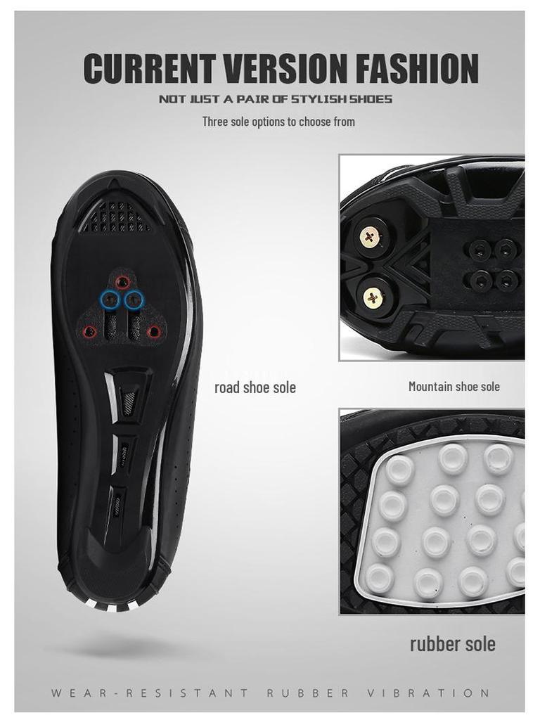 Mountain Outdoor Sports Cycling Shoes with Hard Sole and Road Cycling Lock