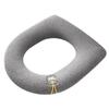 Thickened Winter Toilet Seat Cover with Handle - Universal Fit