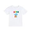Girls' Summer Fashion Print Short-Sleeve T-Shirt - Casual Baby and Kids' Top