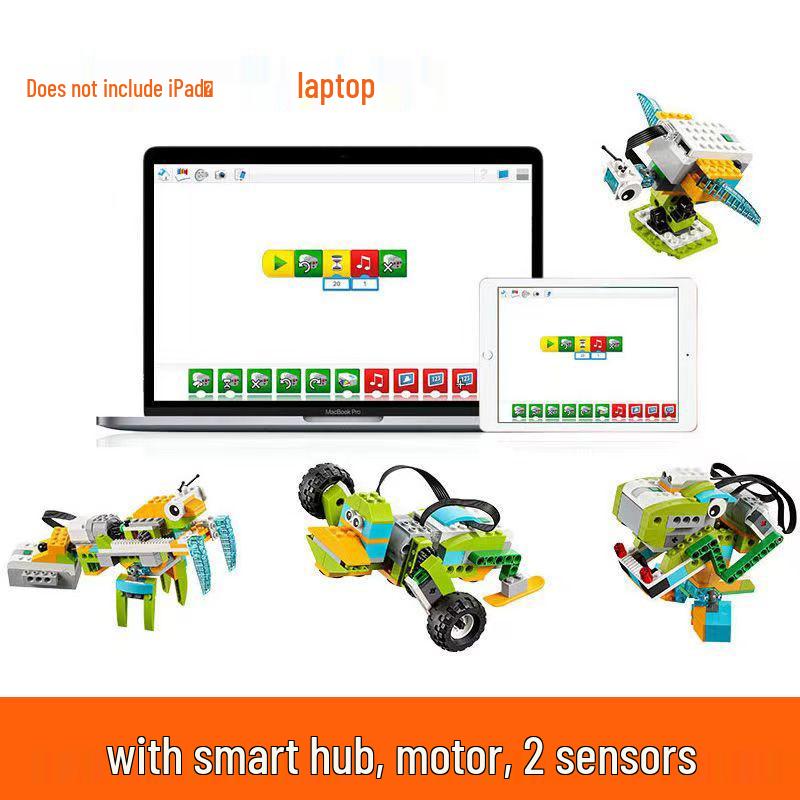 Wedo2.0 Lego 45300-Compatible Programming Robot: Educational Tools & Motor Host