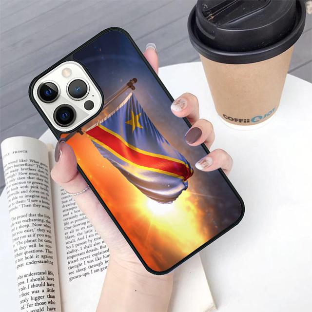 Congo Flag phone Case Cover For iPhone 17 Air 16 15 14 Plus For apple 16 11 12 13 Pro Max coque