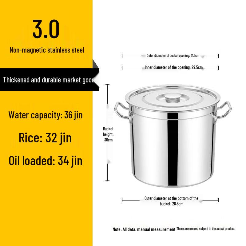 JPHZNB Thickened Stainless Steel Multi-Purpose Pot Set with Lid