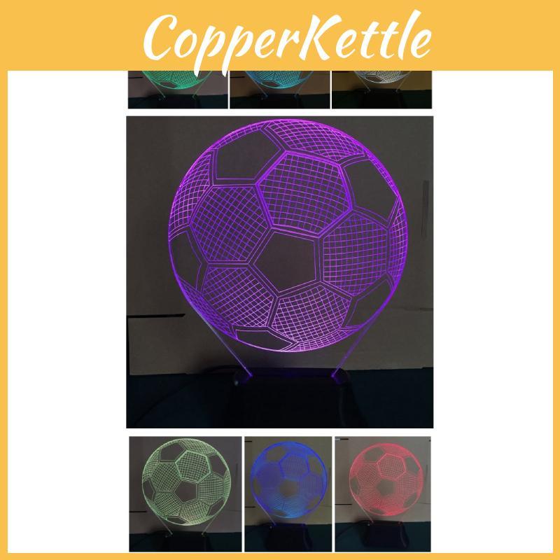 Death 3d Led Illuminated Night Light Lamp 7 Color Home Decoration