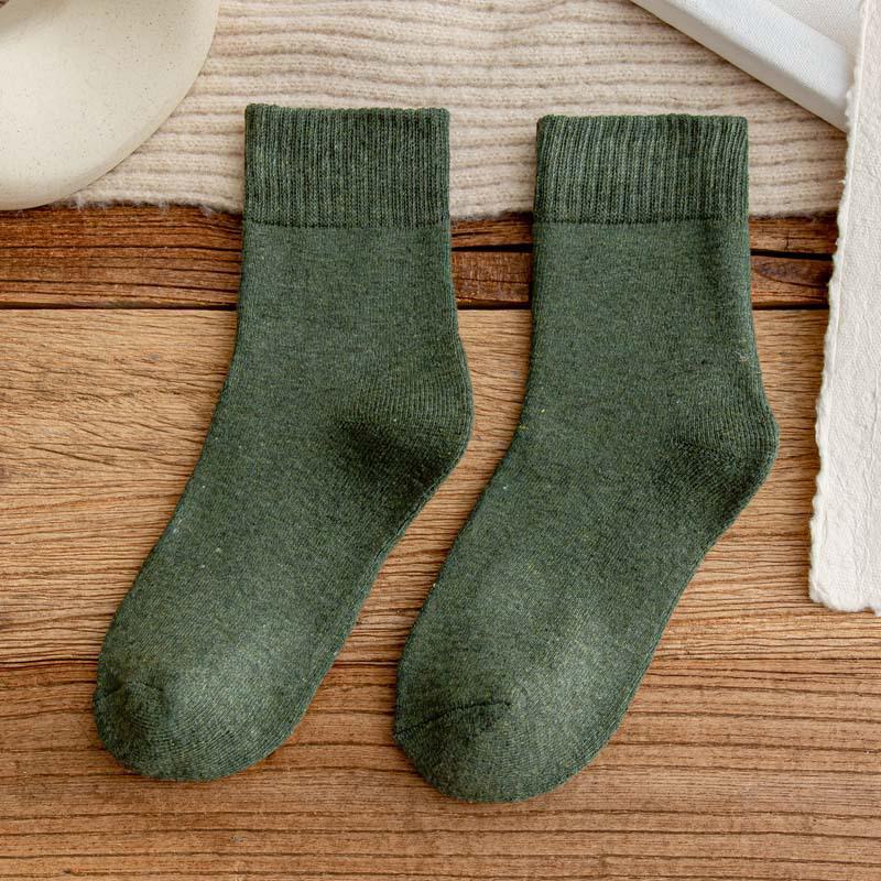 Unisex Mid-Tube Plüsch dicke Socken für Herbst/Winter - warme Frottee lange Socken