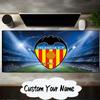 Custom Name Mouse Pad Valen-cia Crest Sunset Mouse Pad, Gaming Mouse Pad, Keyboard Pad, Desk Decor for Computer Notebook Fan Birthday Gift