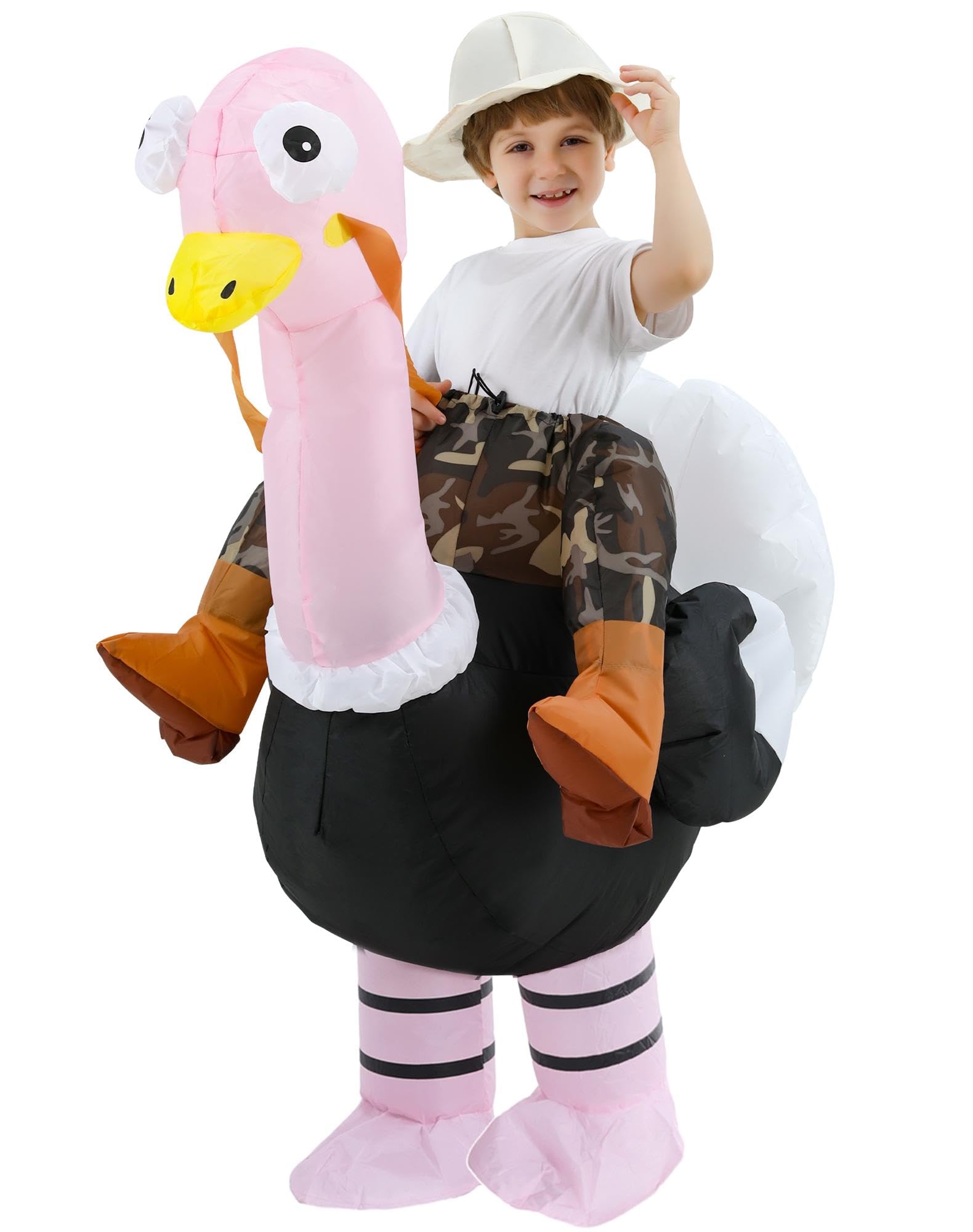 

JOYBRO Надувной костюм страуса для маленького забавного костюма страуса для мальчиков и возрастов и идеально подходит для темы и дня рождения. Один размер подходит большинству детей,