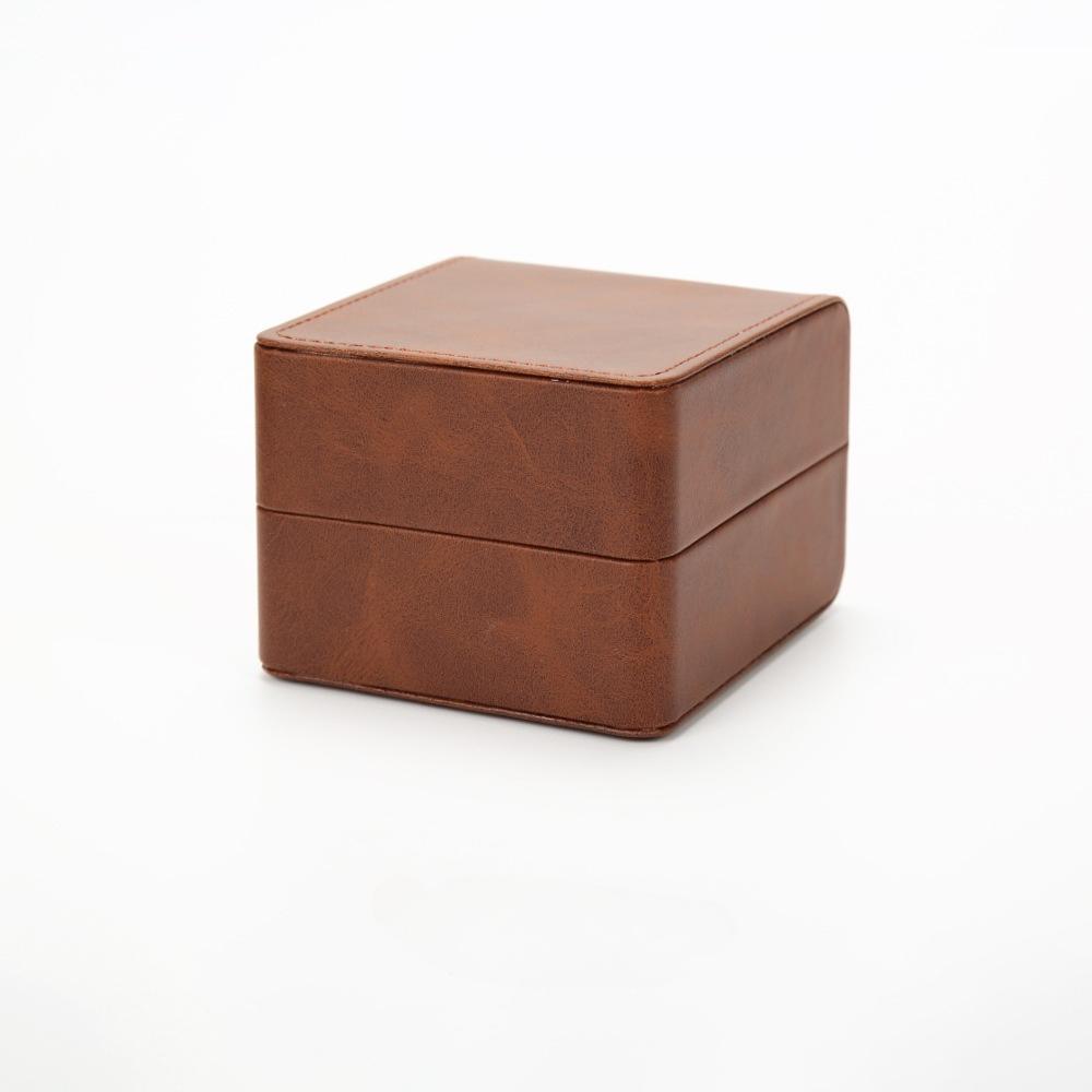 PU Leather Car Line Watch Box Flip Cover Watch Storage Box Jewelry Packaging Display Box Portable Gift Watch Box