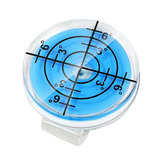 1/4ks Značkovač na čepici golfového levelu Lehká spona na značkovač golfového míčku s barevným designem Příslušenství ke golfové čepici se snadno přenáší