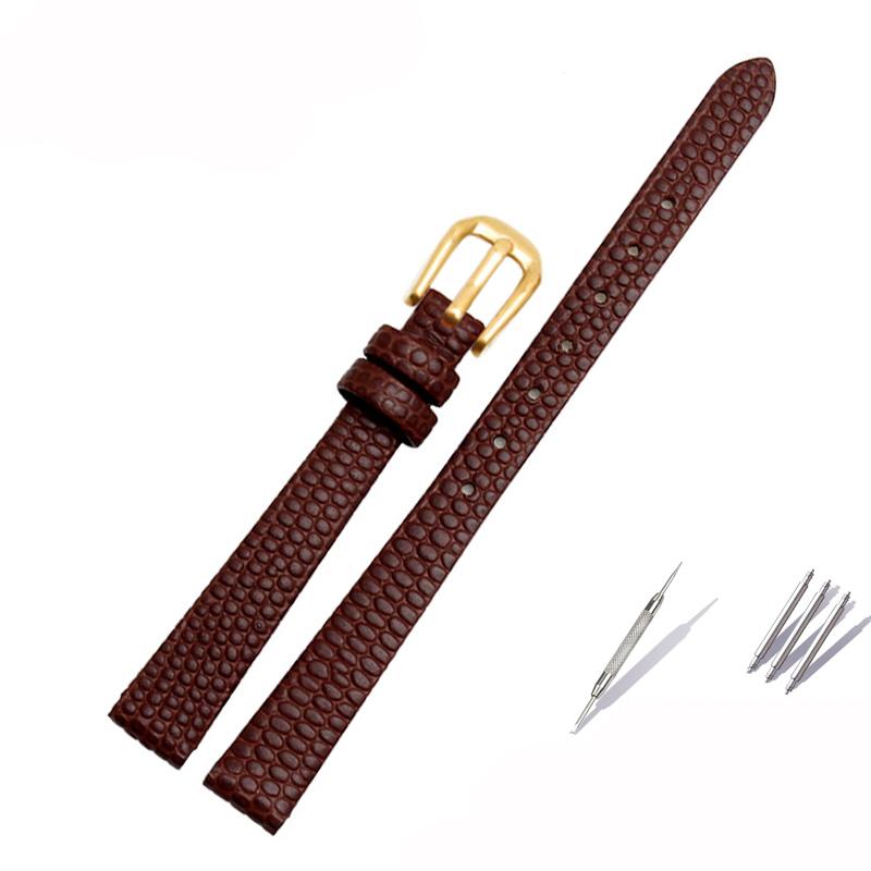 Kleines Armband aus Rindsleder für AJIDOU Zeitstempel Fossil Poly Time Uhrenarmband Damenuhrkette Armband 8mm 10mm 12mm 14mm