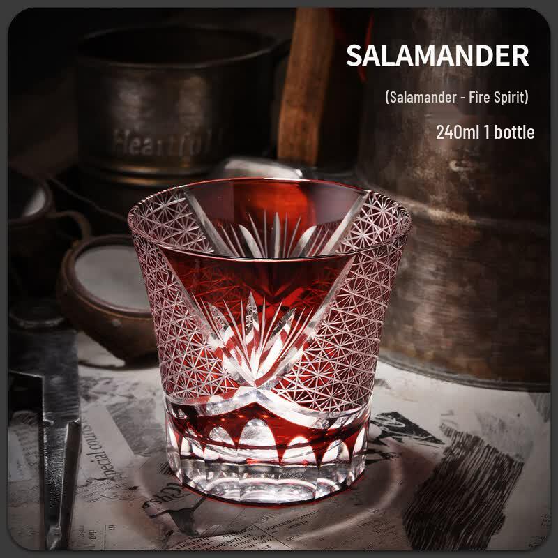 Shangqi Fire Elf Engraved Whiskey Glass