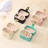 Mini Accessory Portable Jewelry Small Jewelry Storage Case for Rings and Earrings IM-Doiry Case, Box, (Black)