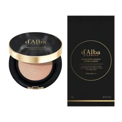 D’Alba Serum Glow Tension Cover Cushion 17 g Set (1 Kissen + 1 Nachfüllpackung)