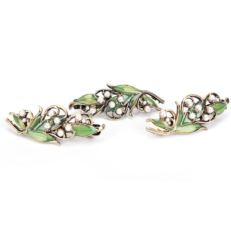 Gril Vintage Jewelry Metal Branches Hairpins For Women Wedding Hairclip
