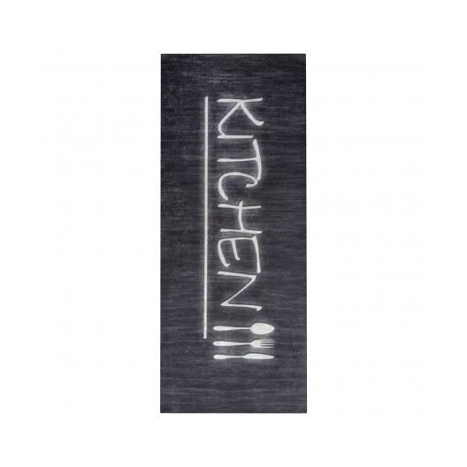 Tapis de cuisine KITCHEN Noir Dimensions - 60x90