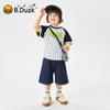 B.Duck Boys' Striped Short Sleeve T-Shirt