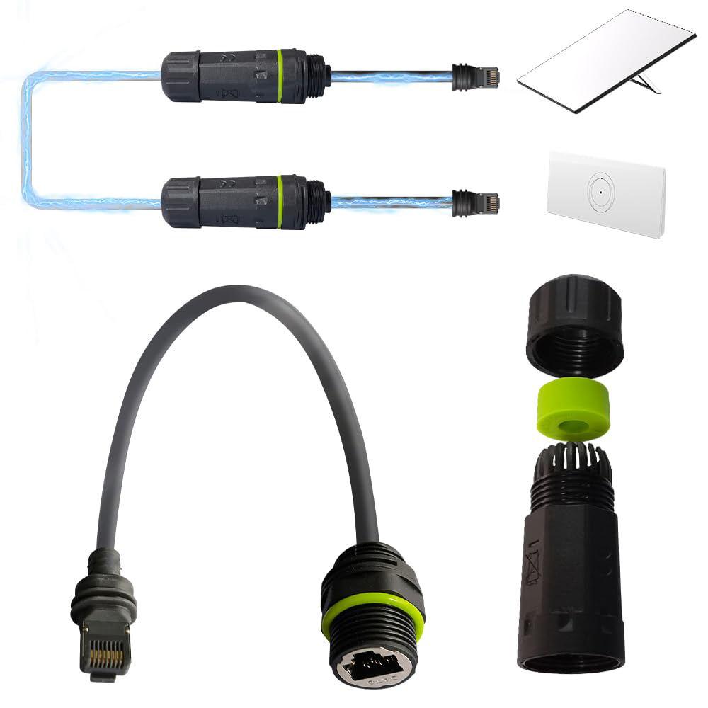 Factory Stock Starlink Gen3 V3 to RJ45 Port Adapter IP68 Waterproof Starlink Cable V3 Extension Cords with Paper Box Packing