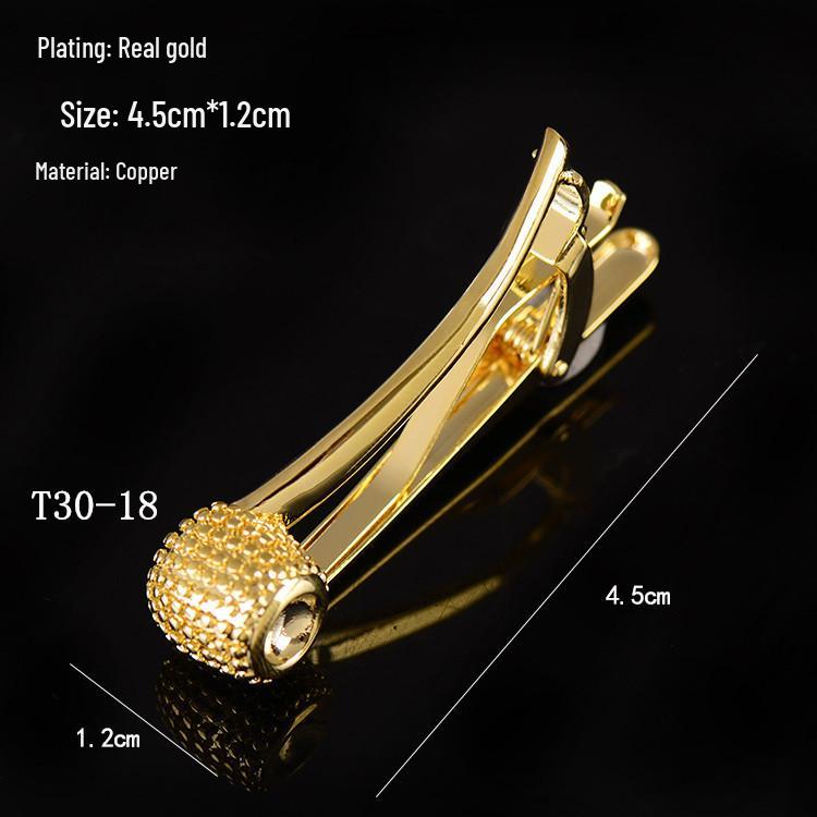 Herren Krawattennadel Kollektion: Goldene Brille, Schlüssel, Anker, Blätter, Schnurrbart, AK, Saxophon, Angelhaken, Pfeife, Kugel, Kragenclips