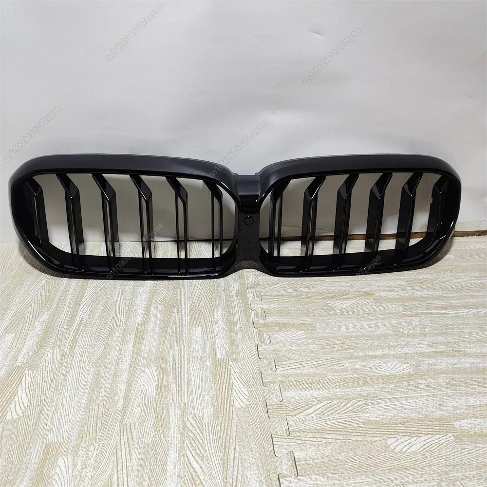 M Style Kidney Grille For BMW 5 Series G30 G31 F90(M5) LCI 2020-2023 Glossy Black Front Bumper Auto Decor Grill Bodykit Tuning
