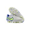 Nike Tiempo Legend 9 Academy FG MG Comfortable Versatile Shock Absorption Low Top Kids Soccer Shoes Kids Soccer Shoes Gray Blue DA1333-075