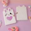 Plush A5 New Children's Cartoon Notebook Paper Thickness Cute Plush Diary Book with Lock Journal