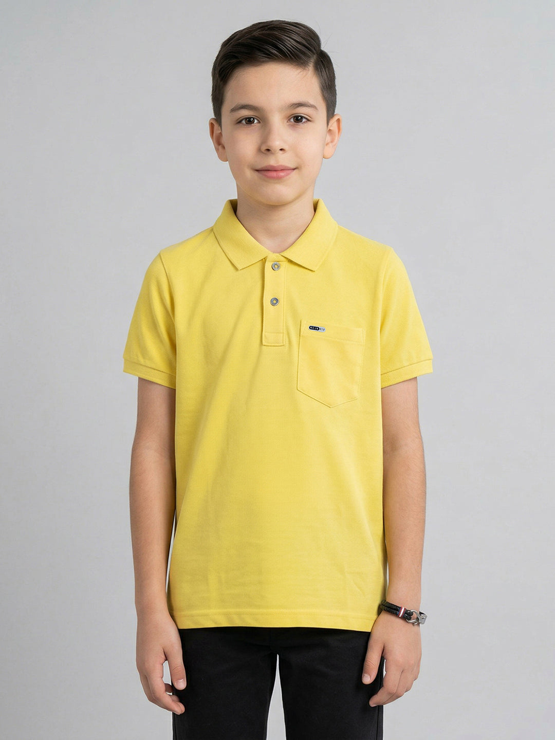 Monte Carlo Boy Regular Fit Yellow Tshirt 4-5 Years
