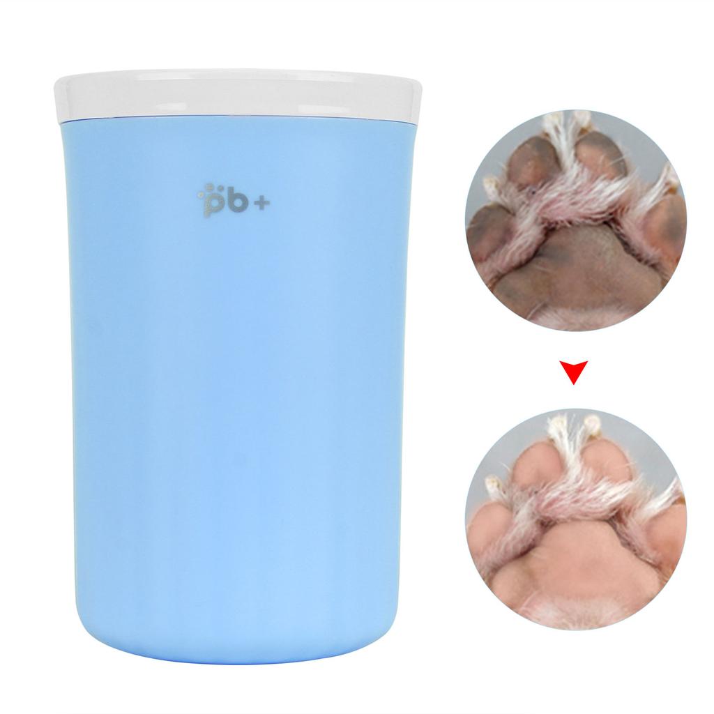 Paw Washer Detachable Pet Feet Cleaner Rotating Dog Portable Feet Cleaning CupBlue