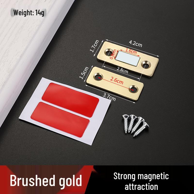 Stainless Steel Magnetic Cabinet & Door Catch - Invisible Punch-Free Closer