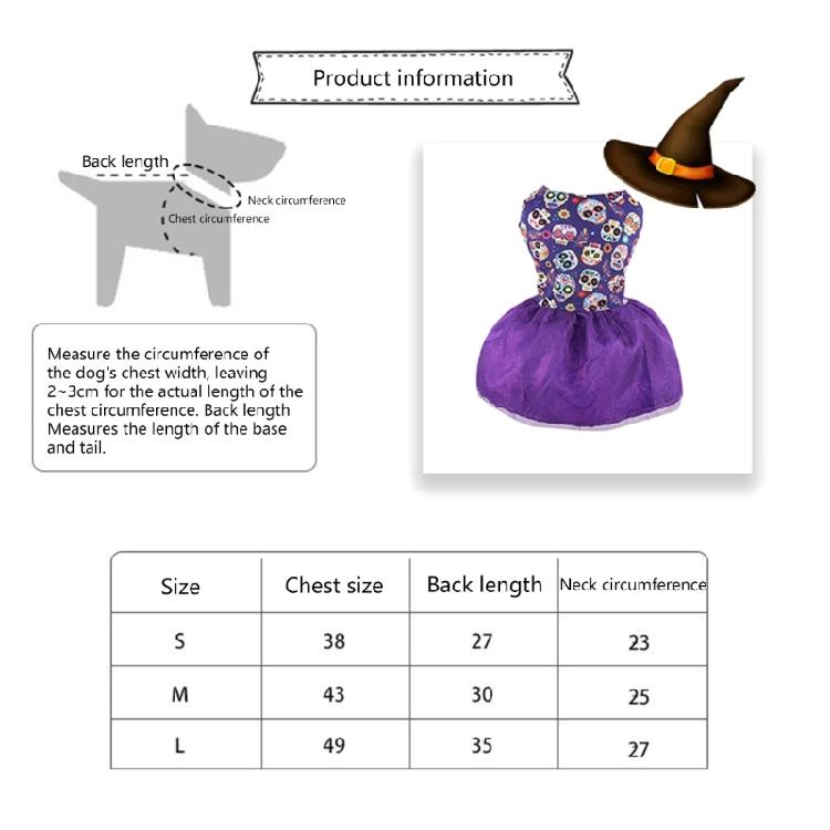 Lovely Dog Skirt for Medium Large Dogs Halloween Dress for Pet Dog Spring Out
