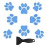 8pcs Non slip Bathtub Stickers Self-Adhesive Paw Print Decals Prevent Slips and Falls in the Bathroom Improve Security