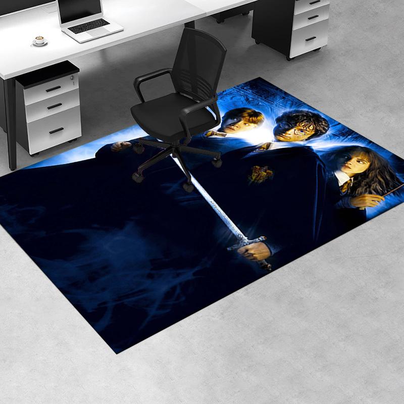 

Harry Potter and the Deathly Hallows Part 1 Poster Print Office Mat Home Decor Office Desk Chair Rugs Chair Carpet for office Chair Mat Gift 60cm by 90cm