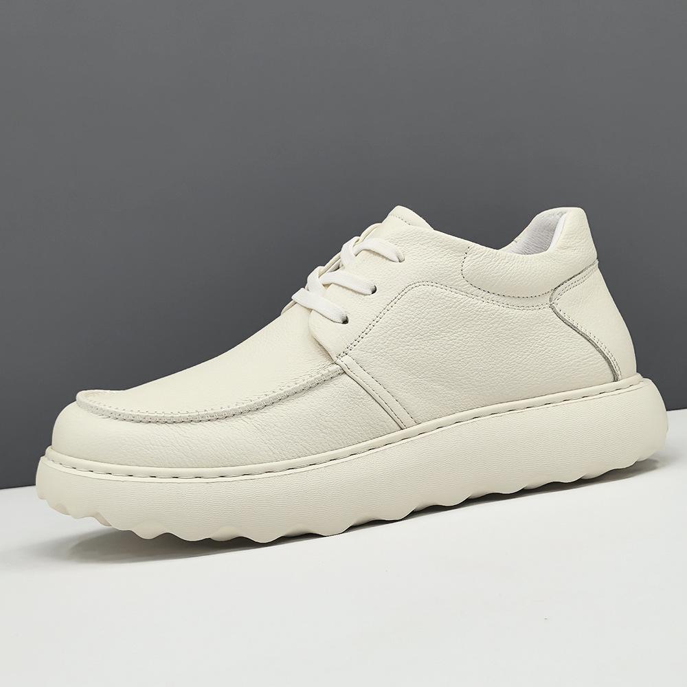 Кожаные высокие ботинки осенние новые уличные ботинки Мартина 38