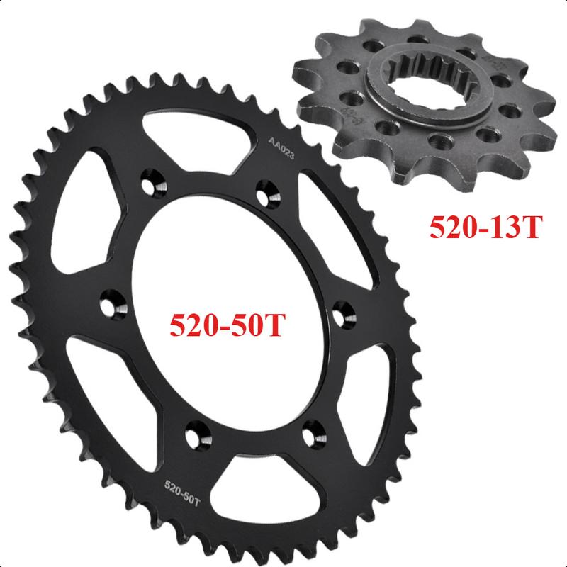 520 13T 50T Front Rear Sprocket Gear Wheel Cam for Husqvarna 125 TC 2014- 125 150 300 501 TE TX 250 FC TC