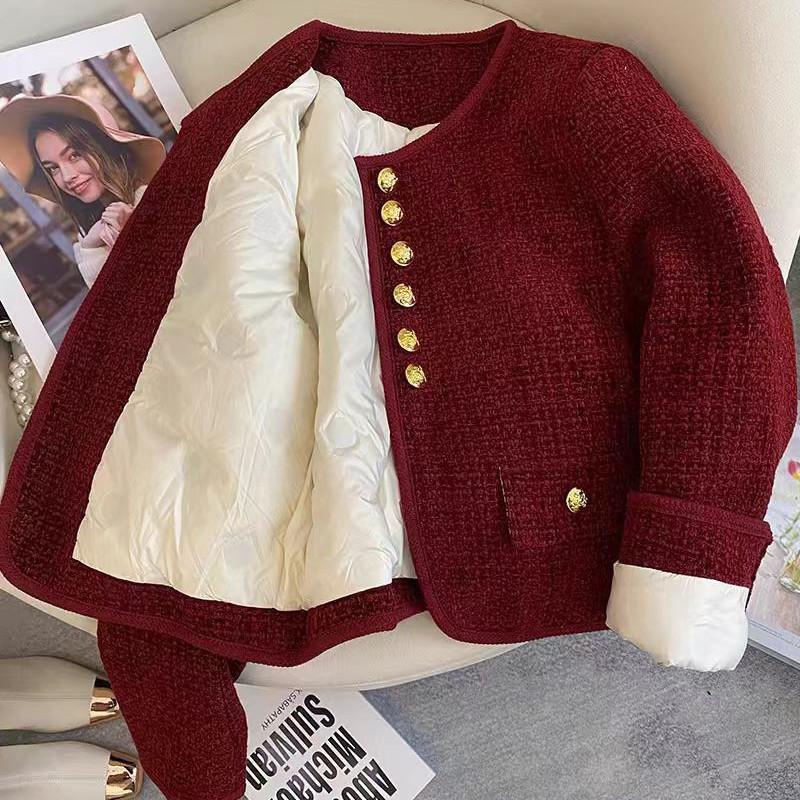 

Пуховик осень и зима новый Xiaoxiangfeng куртка женская короткая 2XL