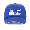 The Dogfather Dachshund Sausage Dog Baseball Cap Fashion Summer Unisex Unisex Adjustable Snapback Hats