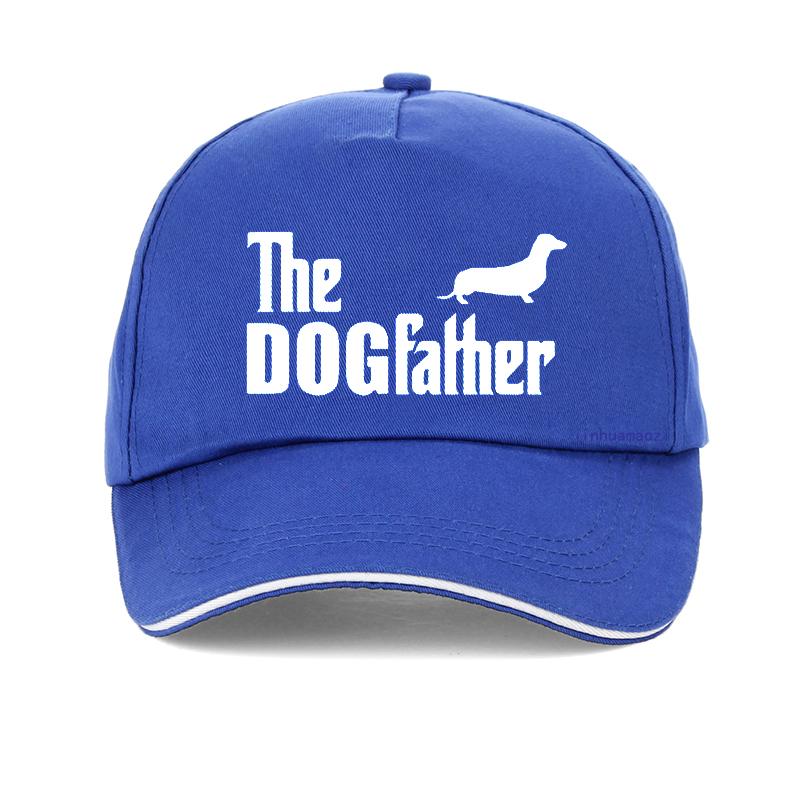 The Dogfather Dachshund Sausage Dog Baseball Cap Fashion Summer Unisex Unisex Adjustable Snapback Hats
