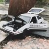 1/32 Scale Toyota AE86 Initial D Model Car, Zinc Alloy Pull Back Toy Car with Sound and Light for Kids Boy Girl Gift
