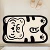 Cartoon Bathroom Absorbent and Easy To Dry Foot Mat, Anti Slip Mat for Entering the Home, Bathroom Diatomaceous Earth Floor Mat