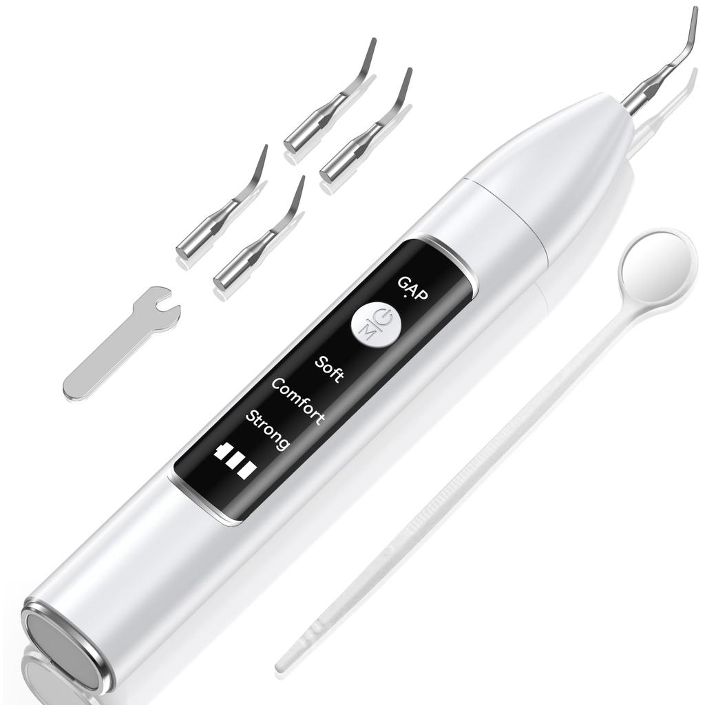 CVOSUN Ultrasonic Teeth Cleaner for USB 3 Adjustable LED Cleaning IPX6 for Cats and Dogs Dogs, Rechargeable, Modes, Built-in Lighting, Kit,