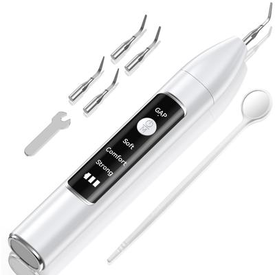 CVOSUN Limpiador Dental Ultrasónico para USB 3 Ajustable LED Limpieza IPX6 para Gatos y Perros Perros, Recargable, Modos, Iluminación Incorporada, Kit,