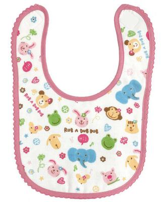 Monseuil Love A Dub Dub R. Bavoir Coloré en Gaze pour Bébé, Rose, 31008
