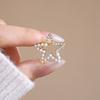 Simple Hollow Pearl Star Brooch, New Cute Corsage Pin, Anti-light Buckle, Cardigan, Suit Accessories Collar Pin.