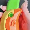 Creative 3D Printing Gravity Mini Banana Cutter Fidget Toy for Teens Adults Colorful Fingertip Plastic Cutter Decompression Toy & Stress