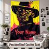 Custom Tapestry Wall Hanging, A Nightmare On Elm Street Freddy Krueger Personalized Name Text Home Wall Decor